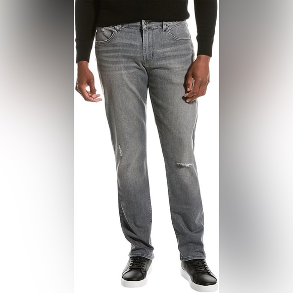 NWT HUDSON Blake Slim Straight Leg Jeans in Bronx Gray - Picture 1 of 9